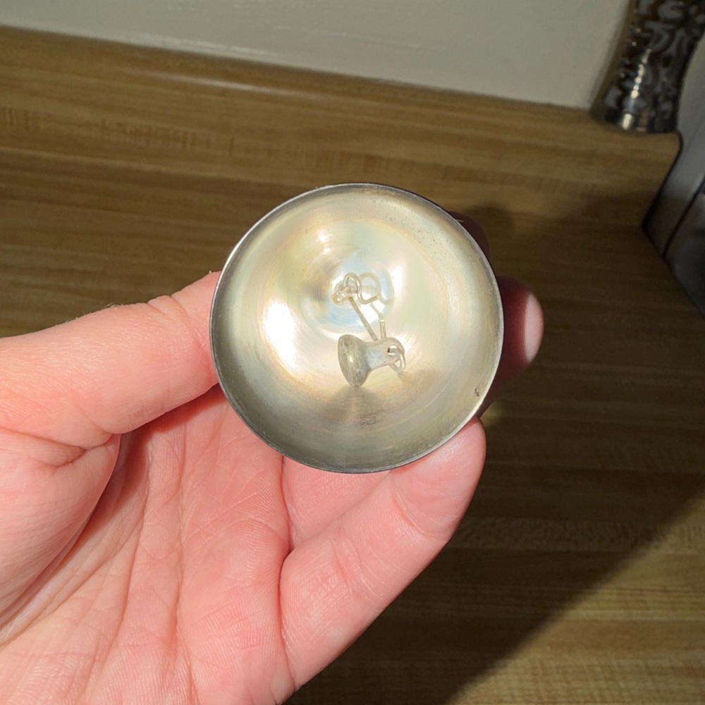 vintage Reed & Barton silverplate Thanksgiving bell from 1981 - Picture 5 of 5